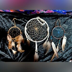 Native American Dream Catcher Lot of 3